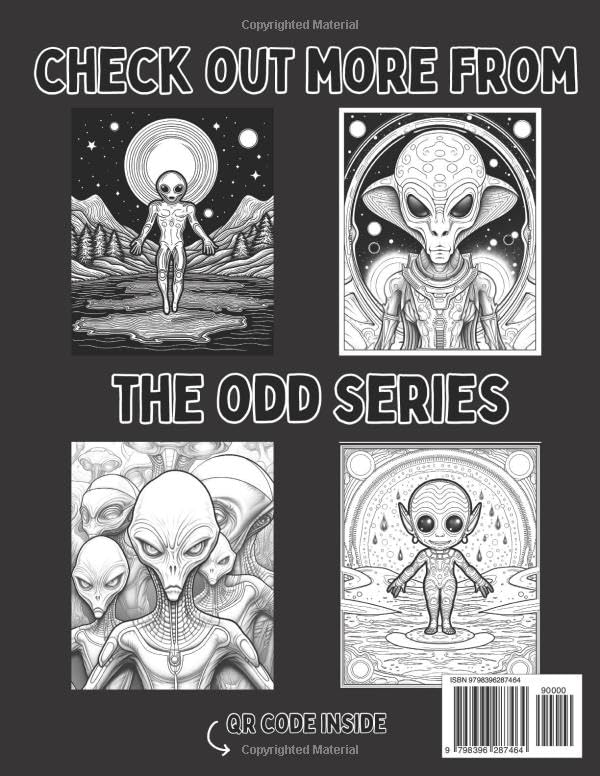 Miniatura 2 de Odd Aliens Coloring Book Awesome Alien coloring book for all ages (Odd Series)