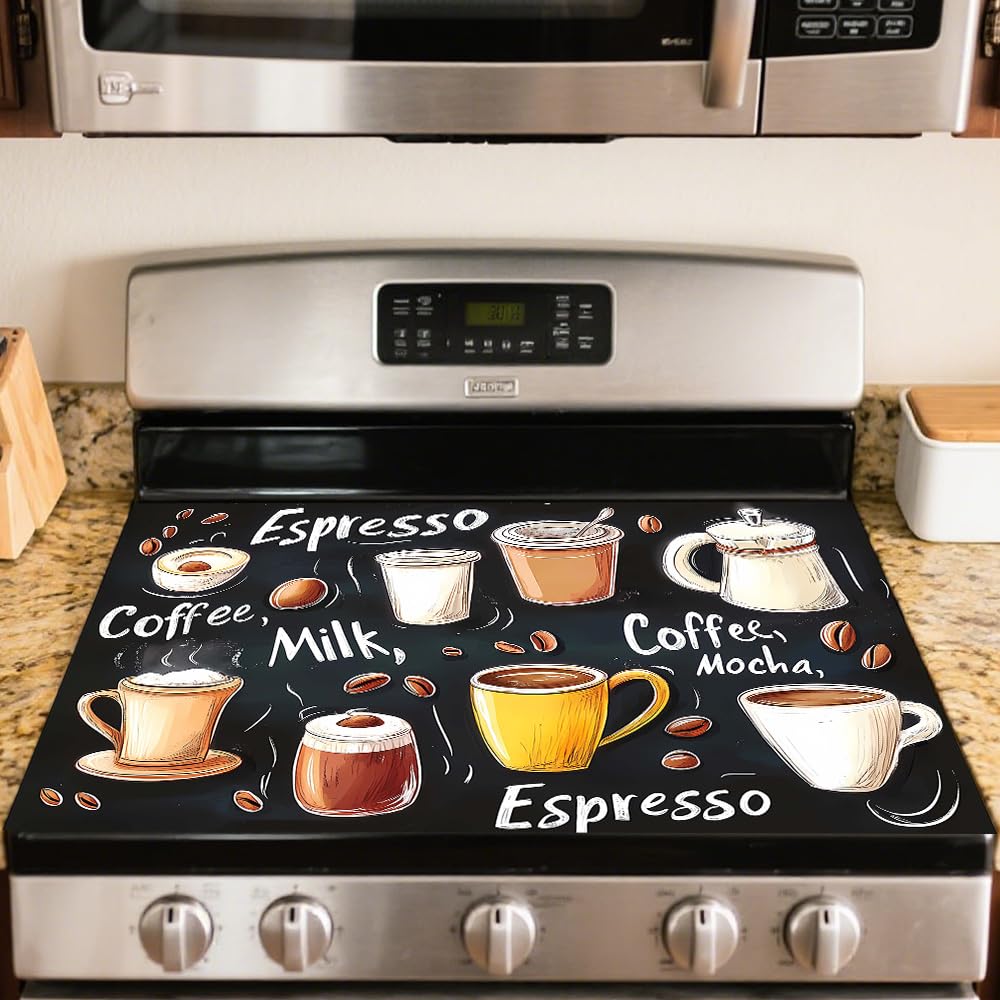 Nuxovilar Stove Top Cover Cooktop Protector 20x28in Polyester Glass