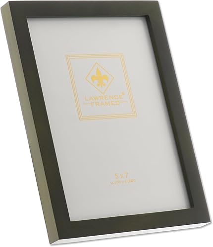 Vista 109 de Lawrence Frames Marco de fotos de madera de nogal, colección de galería, nogal claro, 2.5 x 3.5 pulgadas