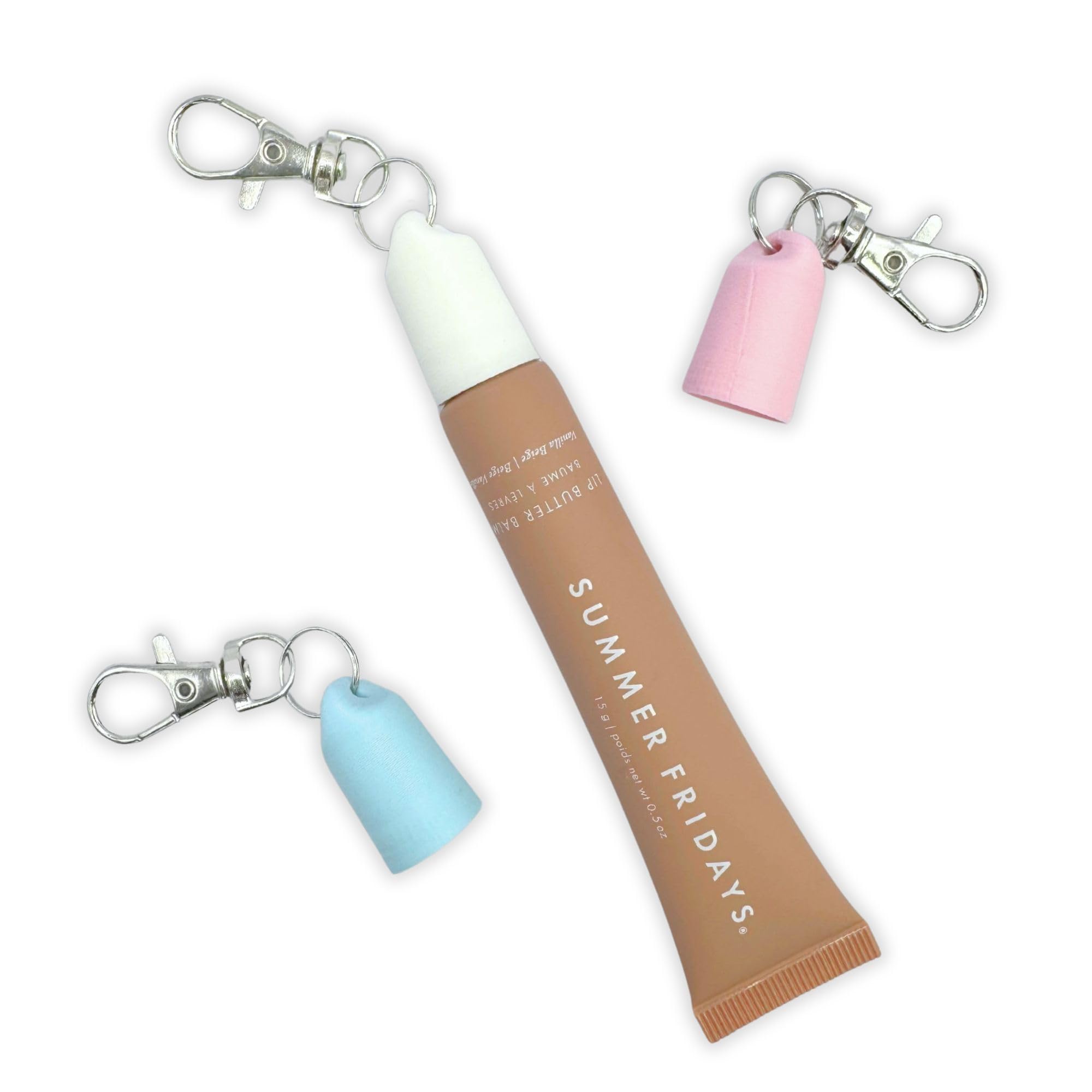 Summer Fridays Lip Balm Keychain Cap Holder
