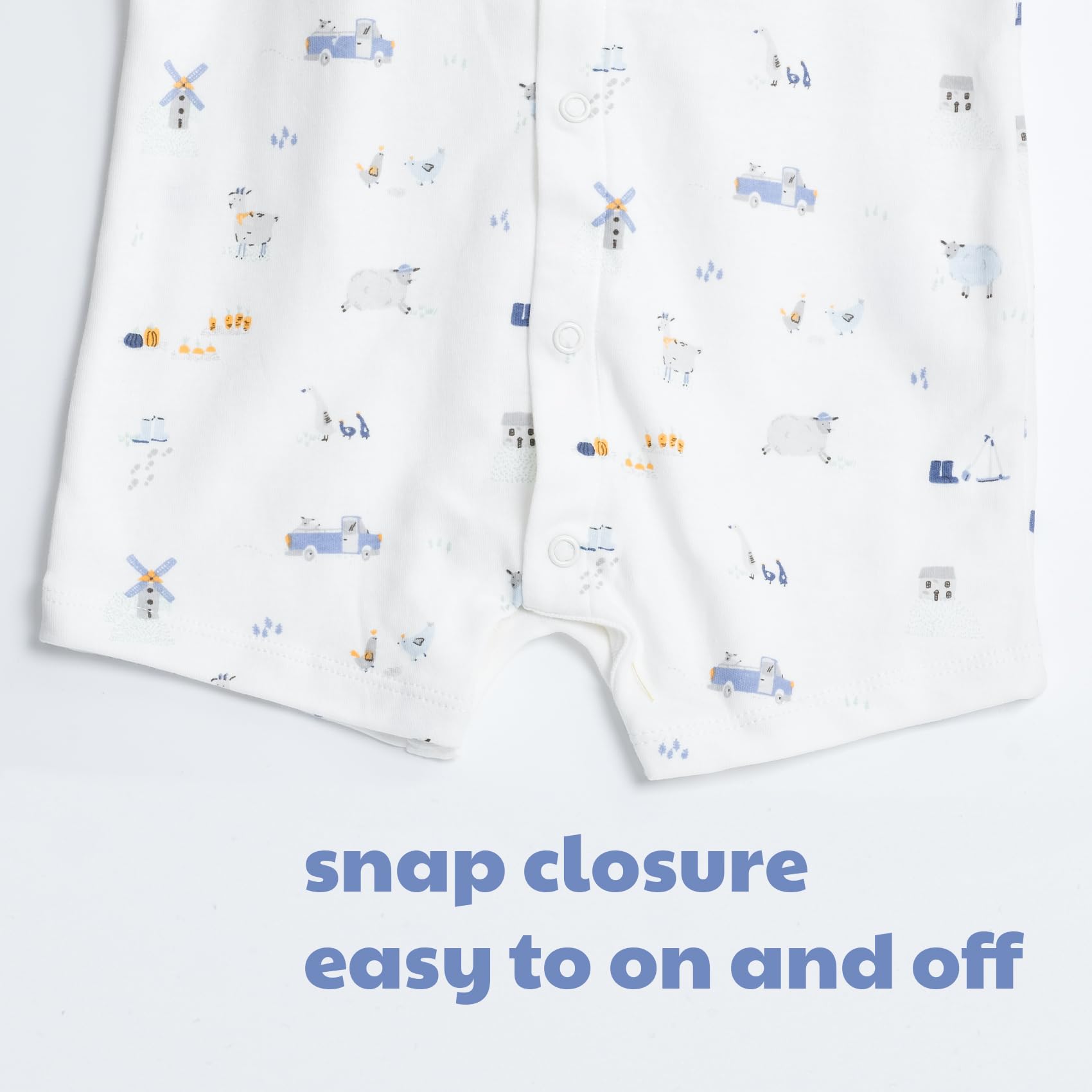 3-Pack 100% Cotton Baby Boy Rompers Gallery Image