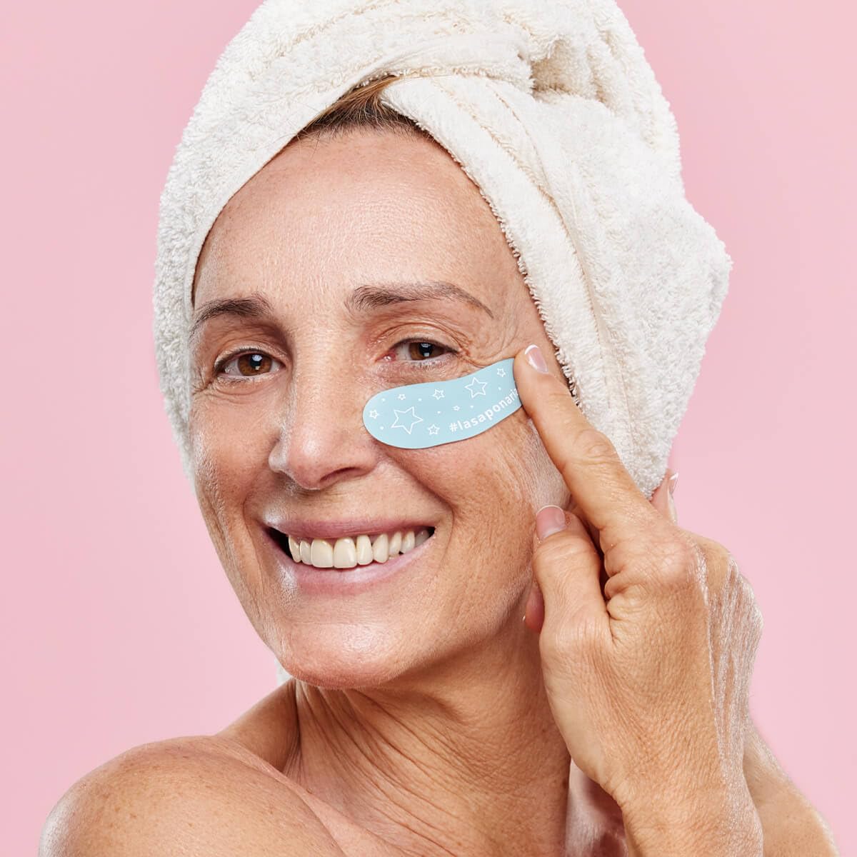 La Saponaria | Patch occhi riutilizzabili Eye Star, Patch occhi riutilizzabili in silicone, Contorno Occhi Liftato e Radioso, Potenzia l'Efficacia delle Creme Contorno Occhi