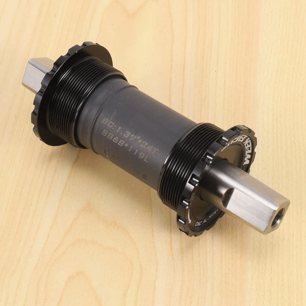 ISTOVO Tretlager aus Titan, BSA-Gewinde, quadratisch, 119 mm, für 148 G, 2 Stück