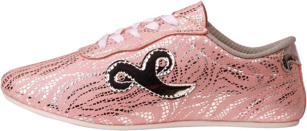 Flower Pink Wushu Shoes for Chinese Kung Fu/Martial Arts/Tai Chi Shoe-38