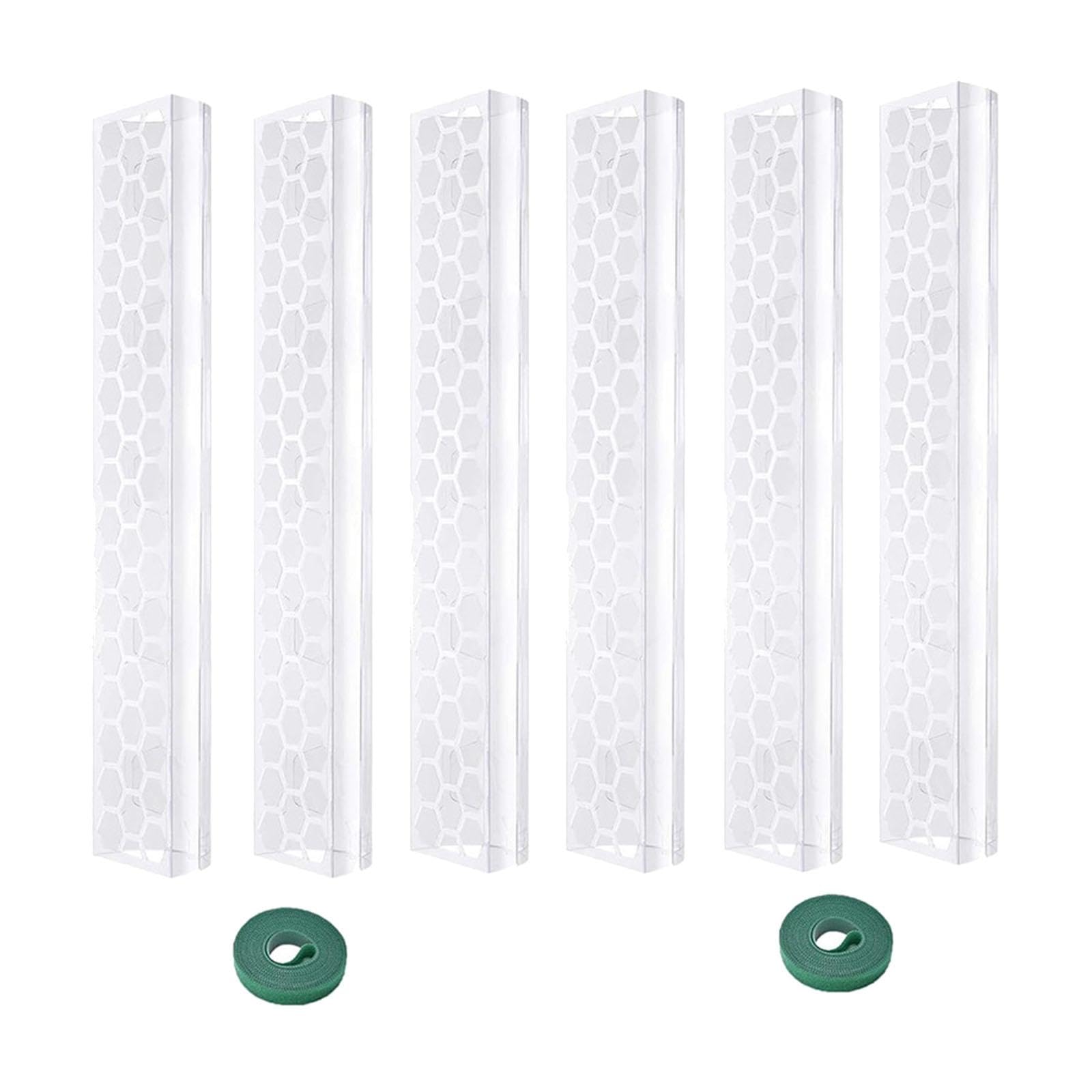 4 Pièces Tuteur Mousse pour Plantes Tiges Soutien Monstera Piquets de Croissance Montage Empilable Matériau Polypropylène Adapté à Plantes D'Intérieur, 6 Pièces