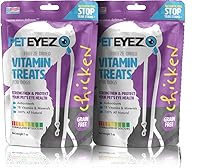 Vista 1 de Pet Eyez-Dog Tear Stain Remover - Tear Stain Remover for Dogs - Dog Eye Care -Dog Treats with Astaxanthin, Blueberry Fruit Powder, Lutein, Grain