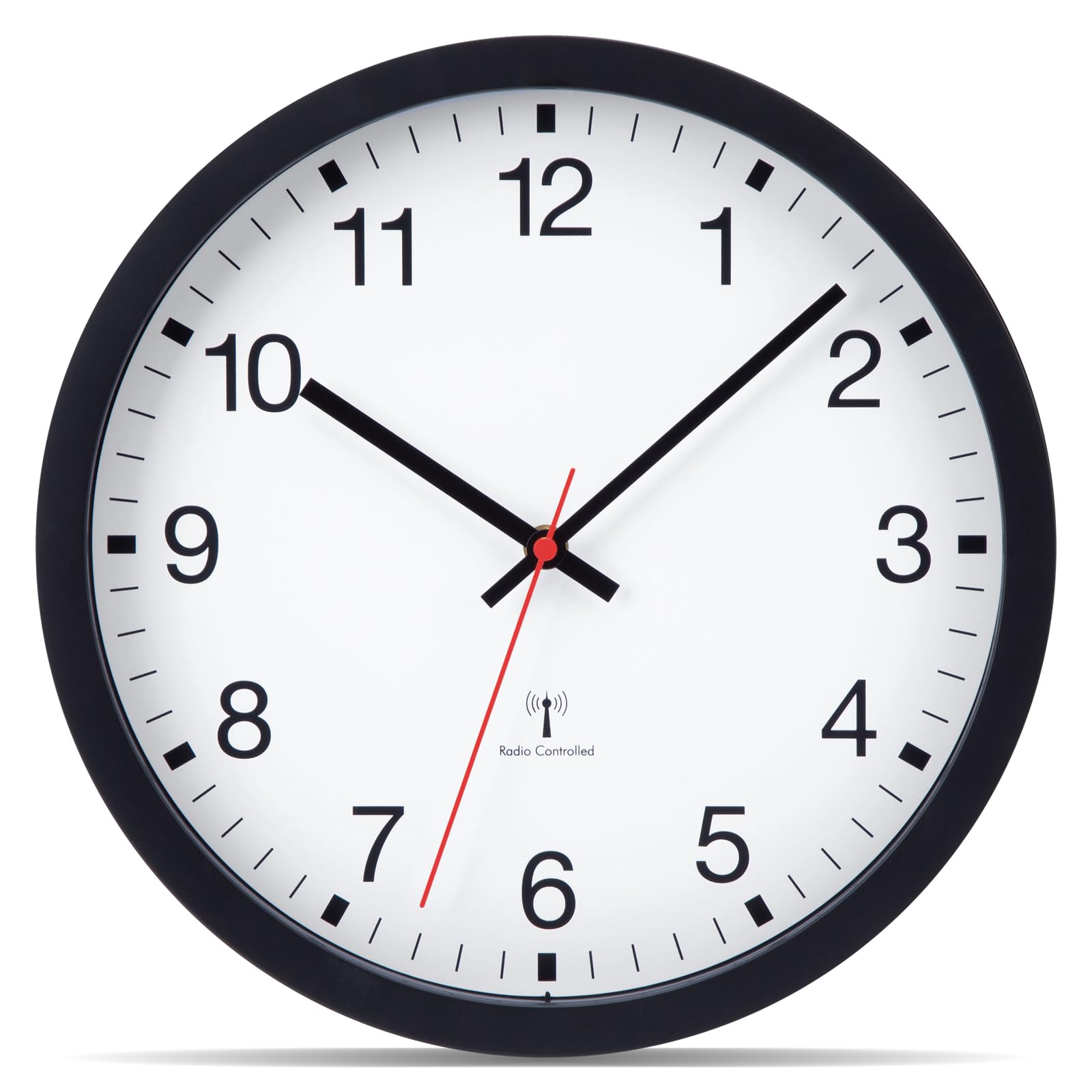 VIVILINEN Groß Wanduhr Funk 40cm Funkuhr Wand Lautlos XXL Modern Wand Uhren Gross für Wohnzimmer Küche Schlafzimmer Büro