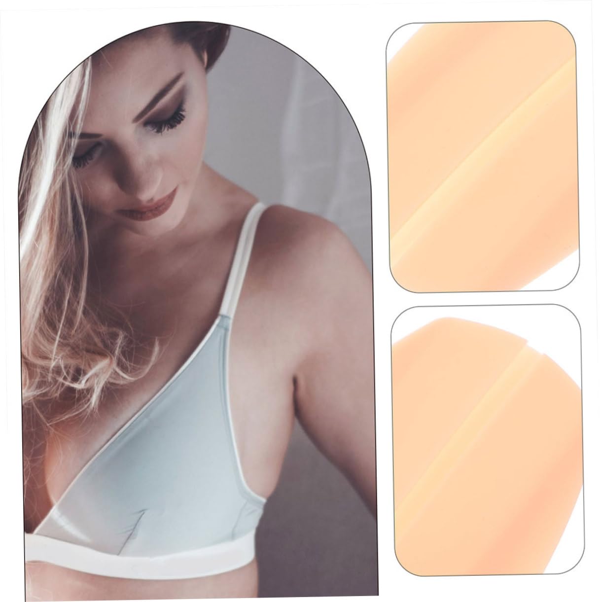 Almohadillas De Silicona Antideslizantes Para Sujetadores Pack De Color Carne