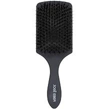 Jose Eber Professional Series Paddle Brush - Boar & Nylon Bristle Hairbrush | Large paddle design reduces breakage for all hair types. Professional salon tool with natural boar hair and soft nylon.