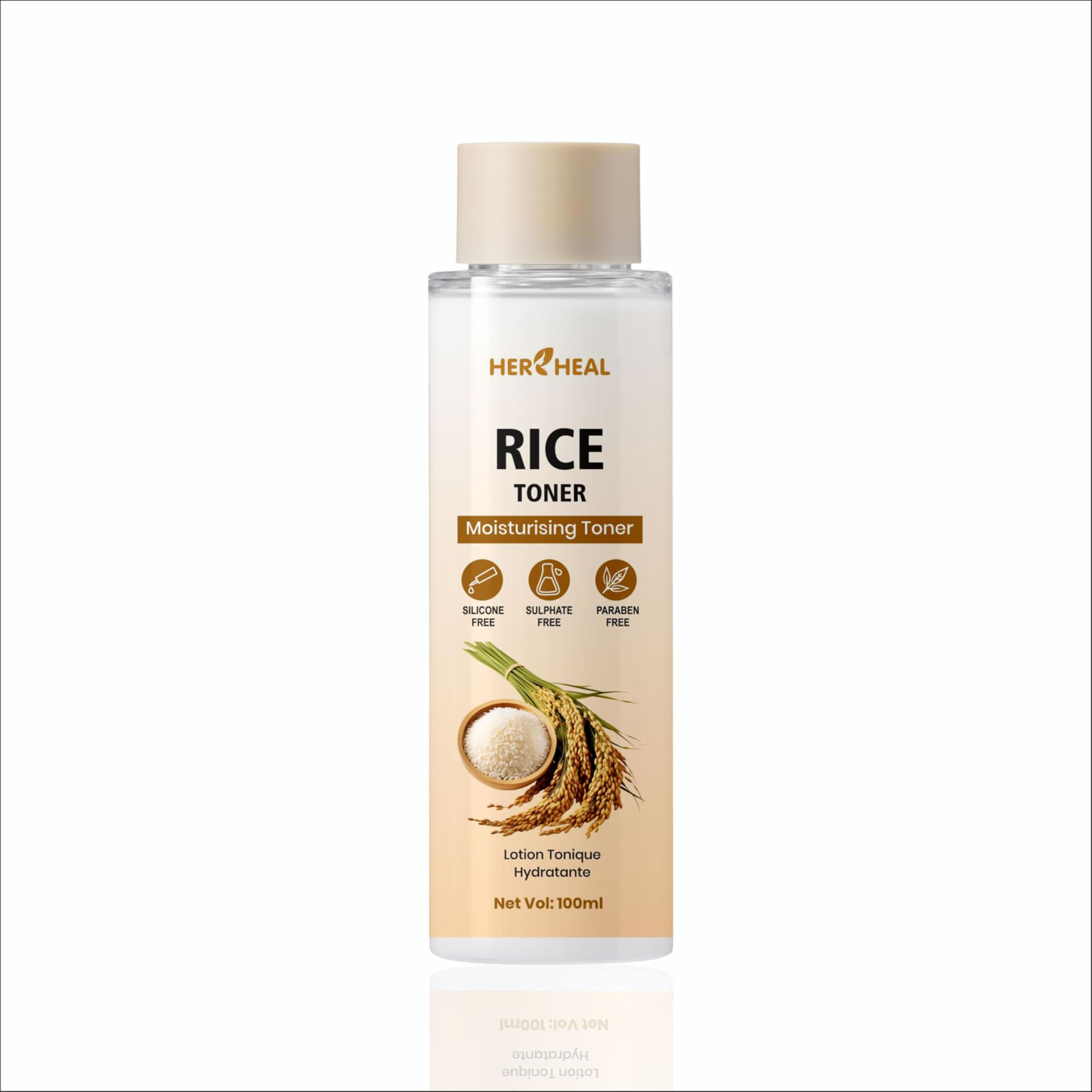 Rice Toner | Milky Korean Rice Water Toner with Niacinamide — Flash AI Score 86/100