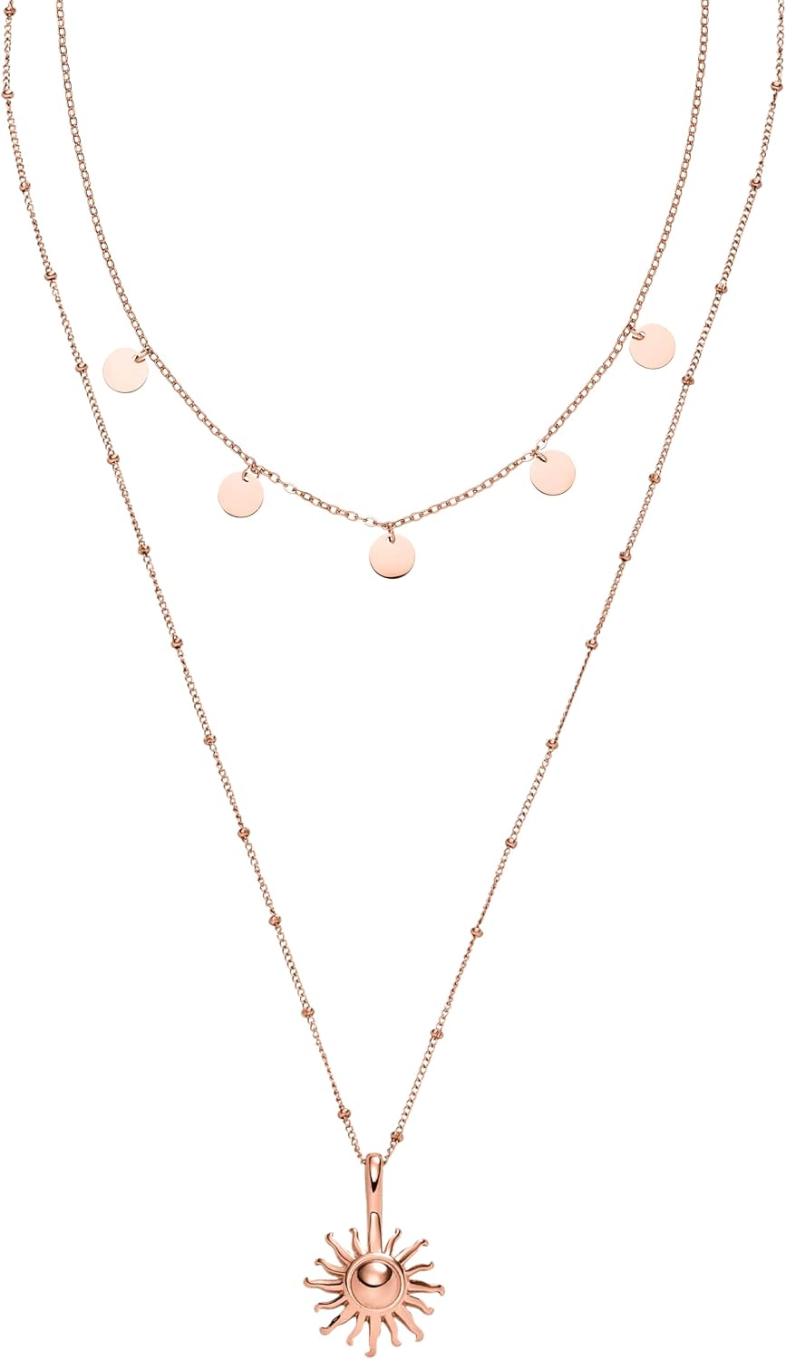 Purelei® Kalea Necklace – 18K Gold plated stainless steel jewelry – Waterproof chain – 16 to 18 inch adjustable length – Fashion jewelry for your individual look