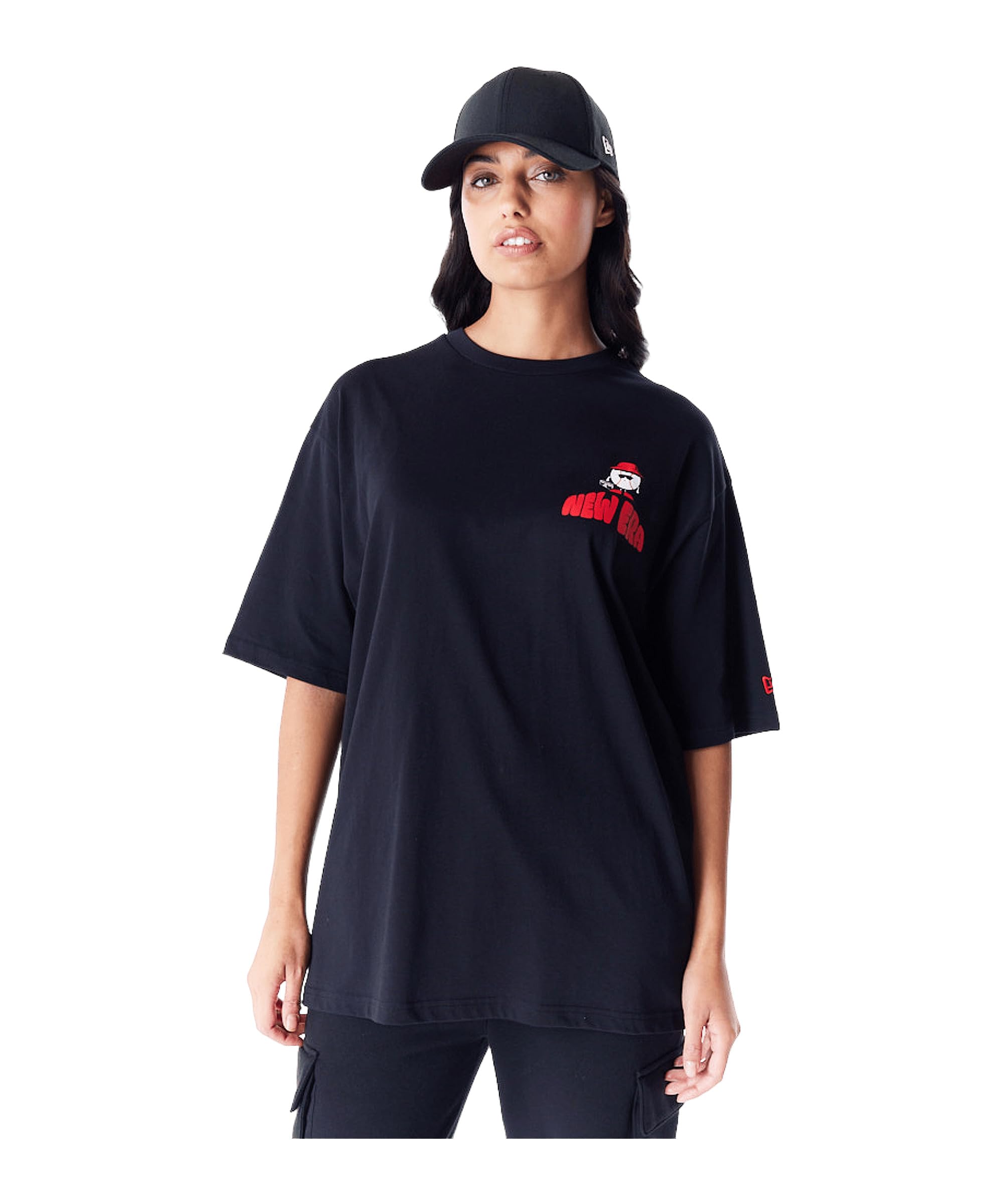 New Era New York City Graphic - Maglietta oversize, colore: Nero