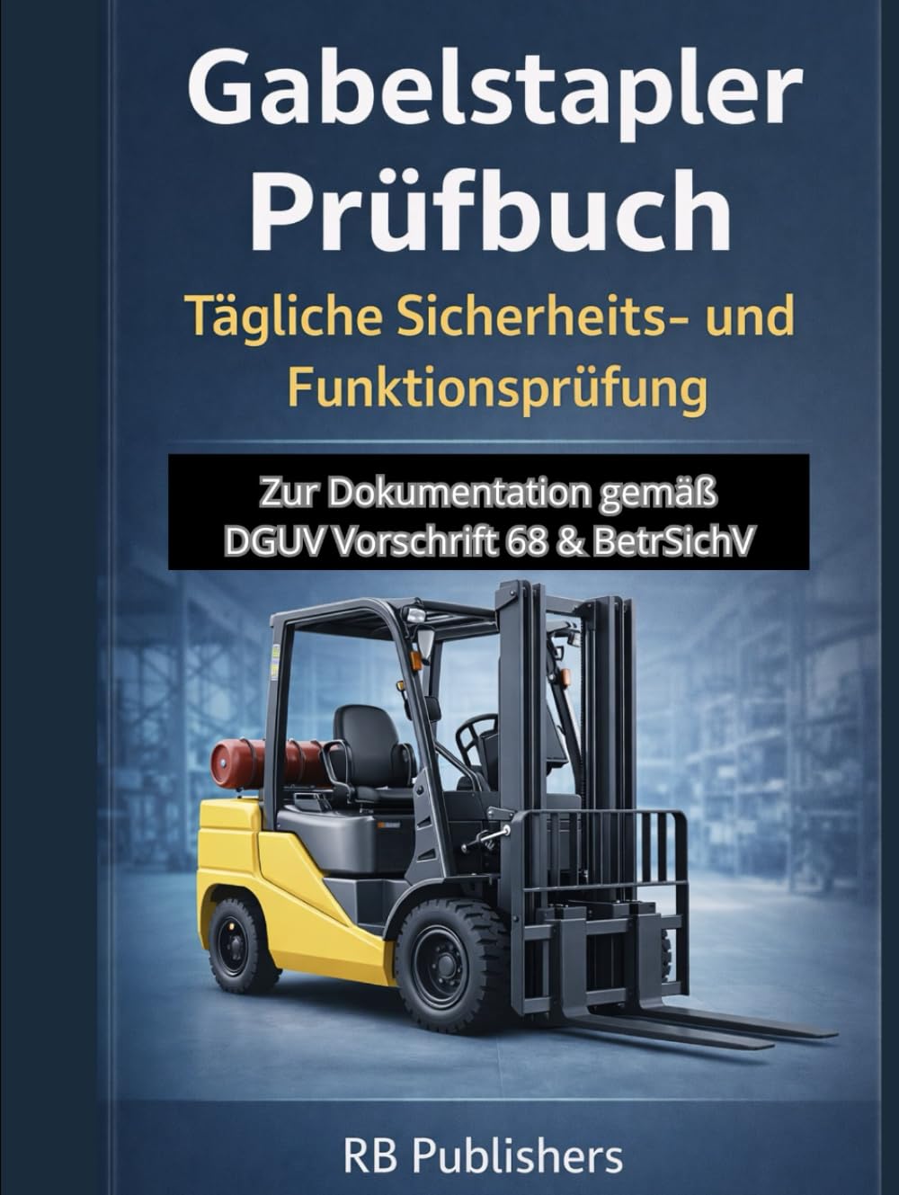 Gabelstapler Prüfbuch – Tägliche Sicherheits- und Funktionsprüfung: Dokumentationsbuch gemäß DGUV Vorschrift 68 & BetrSichV | Für Lager, Logistik & Industrie