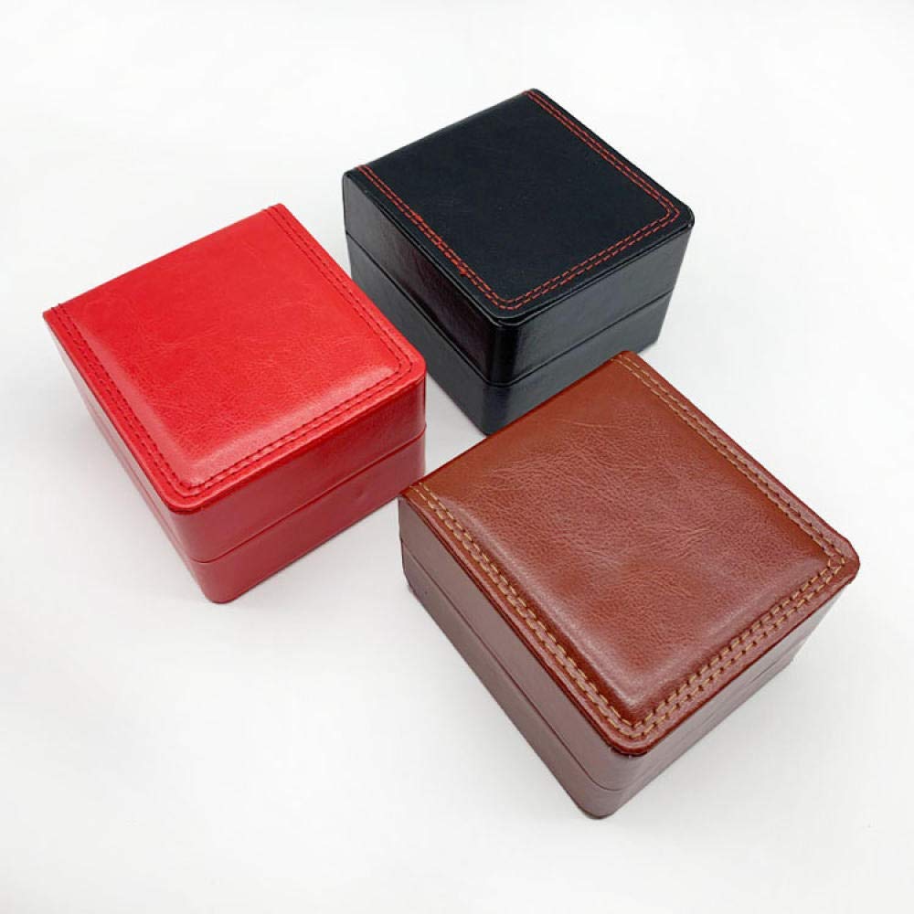 Scatola porta orologi da viaggio portatile da uomo e da donna in pelle con cinturino per orologio