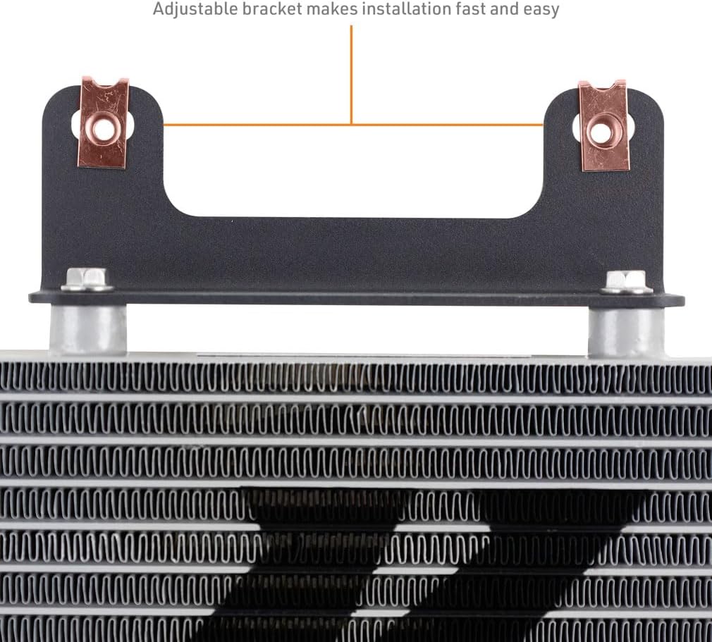 Mishimoto MMTC-GMT-99 Transmission Cooler, Compatible with Chevrolet Silverado & Fits GMC Sierra, 1999-2013