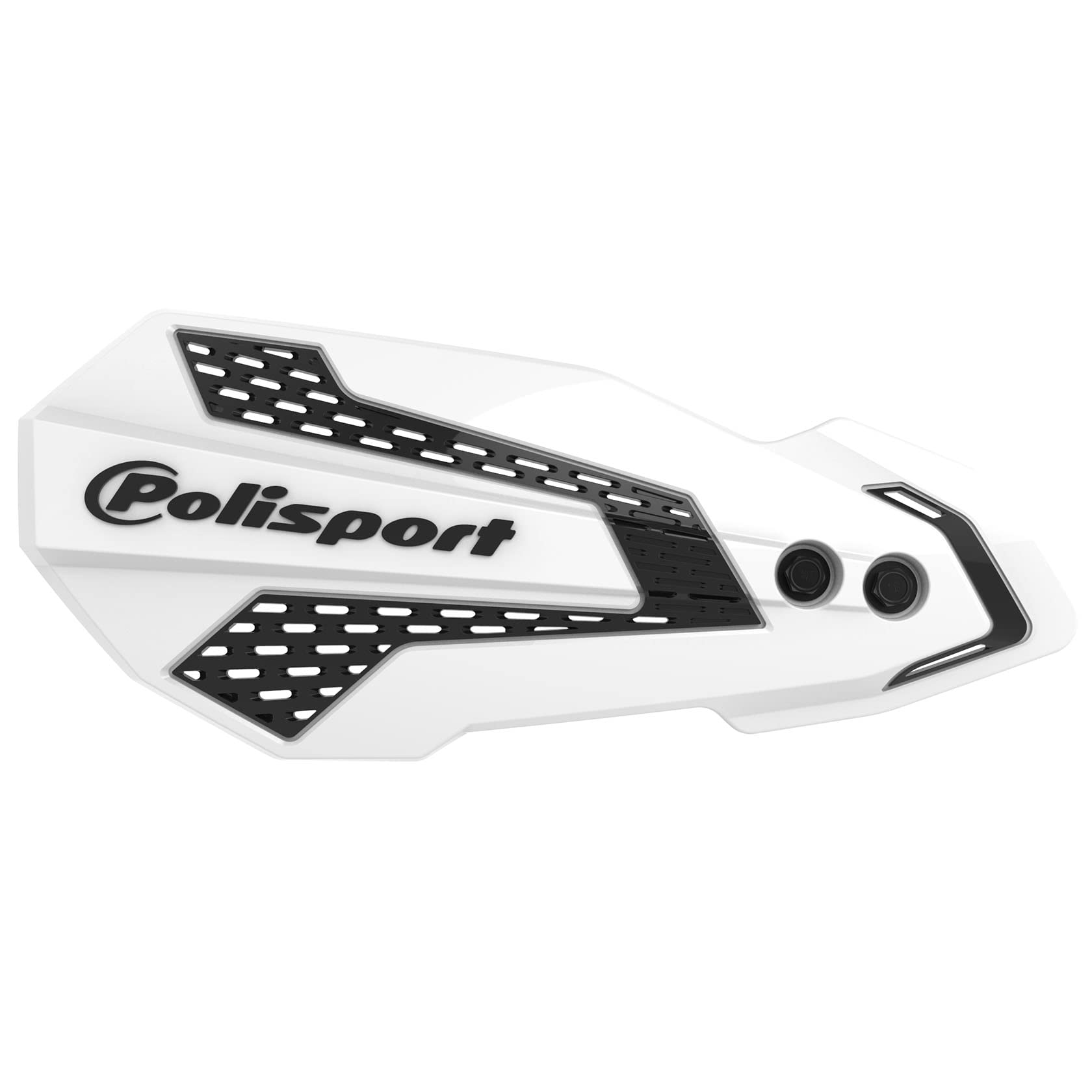 POLISPORT MX-Style 8308200014 Handrail MX FLOW 1 Mounting Point MX-Style Plastic with Mounting Kit Included Compatible with Yamaha Motorcycles in White/Black
