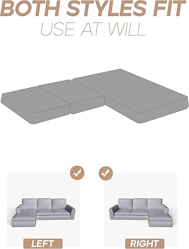 Miniatura 5 de Fundas de terciopelo para sofá modular, funda de cojín para sofá o sillón, en forma de L, funda separada para sofá seccional izquierdo o derecho