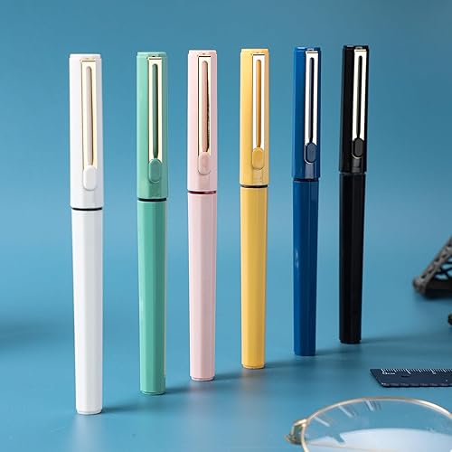 Miniatura 6 de M&G Morandi - 6 bolígrafos líquidos de 0.020 in, punta fina y suave, con tinta negra para tomar notas, suministros escolares de oficina, regalos