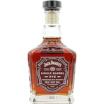 Jack Daniel’s Single Barrel Rye 70cl -Whiskey speziato invecchiato in botti di rovere, 70% segale. 45% vol.