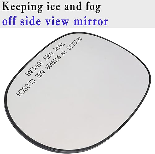 Miniatura 5 de Challenger - Espejo calefactable para lado del pasajero, compatible con Dodge Challenger 2008, 2009, 2010, 2011, 2012, 2013, 2014, 2015, con soporte