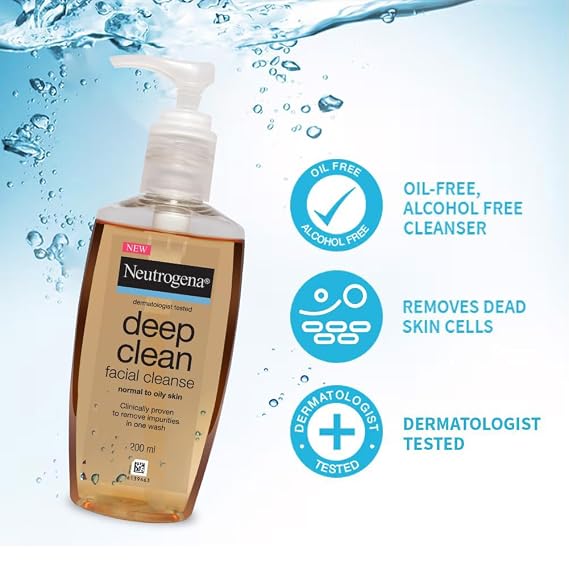 Neutrogena Deep Clean Facial Cleanser 200ml