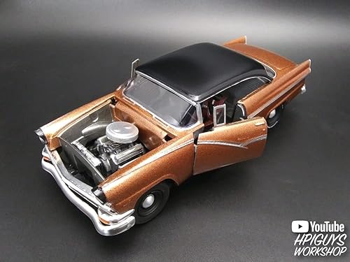 Miniatura 6 de AMT 1956 Ford Victoria Hardtop 125 Kit de modelo a escala 125