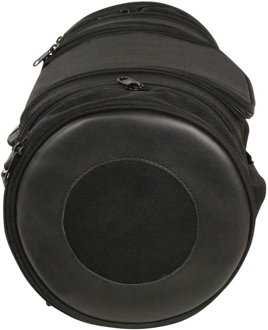 Milwaukee Leather MP8135 Large Black Textile Motorcycle Travel Sissy Roll Bag - One Size