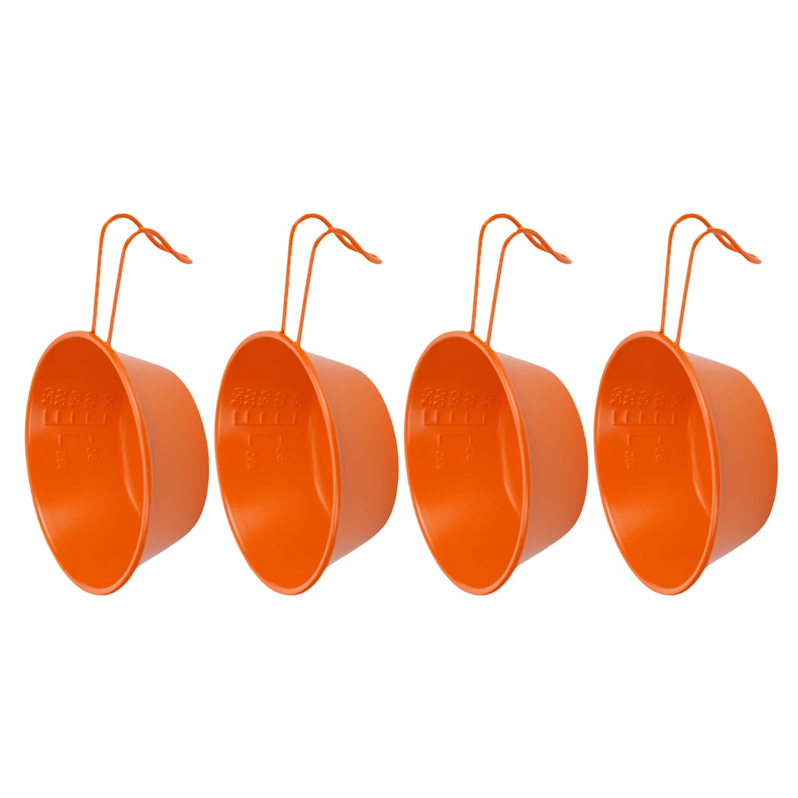 4 cuencos antiadherentes de acero inoxidable con mango plegable, vajilla portátil para campistas, equipo de camping, cuencos de acero inoxidable