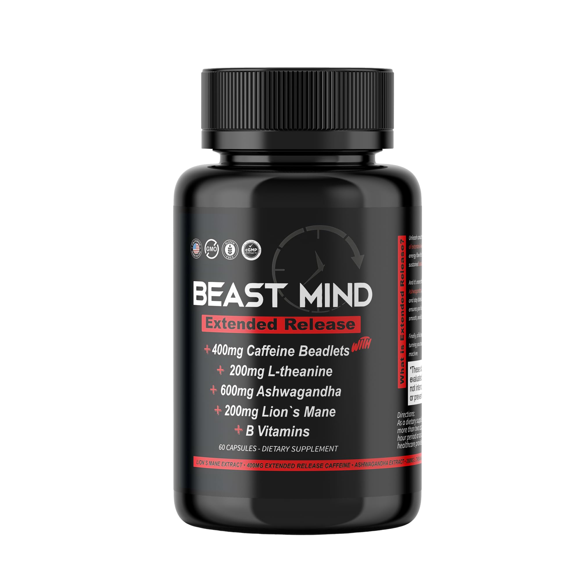 Amazon.com: Beast Mind Extended Release Extreme Energy Pills