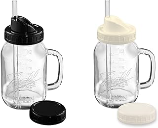 Oster【公式】ボールジャー ブレンダーミキサー 2カップセット(ブラック&ホワイト)