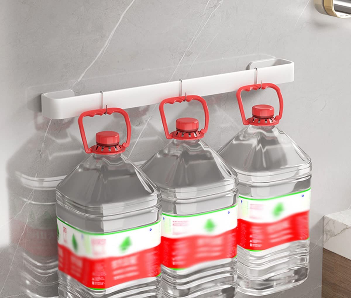 Toallero Toallero Toallero De Acero Inoxidable 304 Estante De Riel Montado En La Pared para Baño Cocina Paños para Platos Percha Varilla Única A Prueba De Agua Y Óxido (Color: Blanco, Tamaño: 50 Cm)