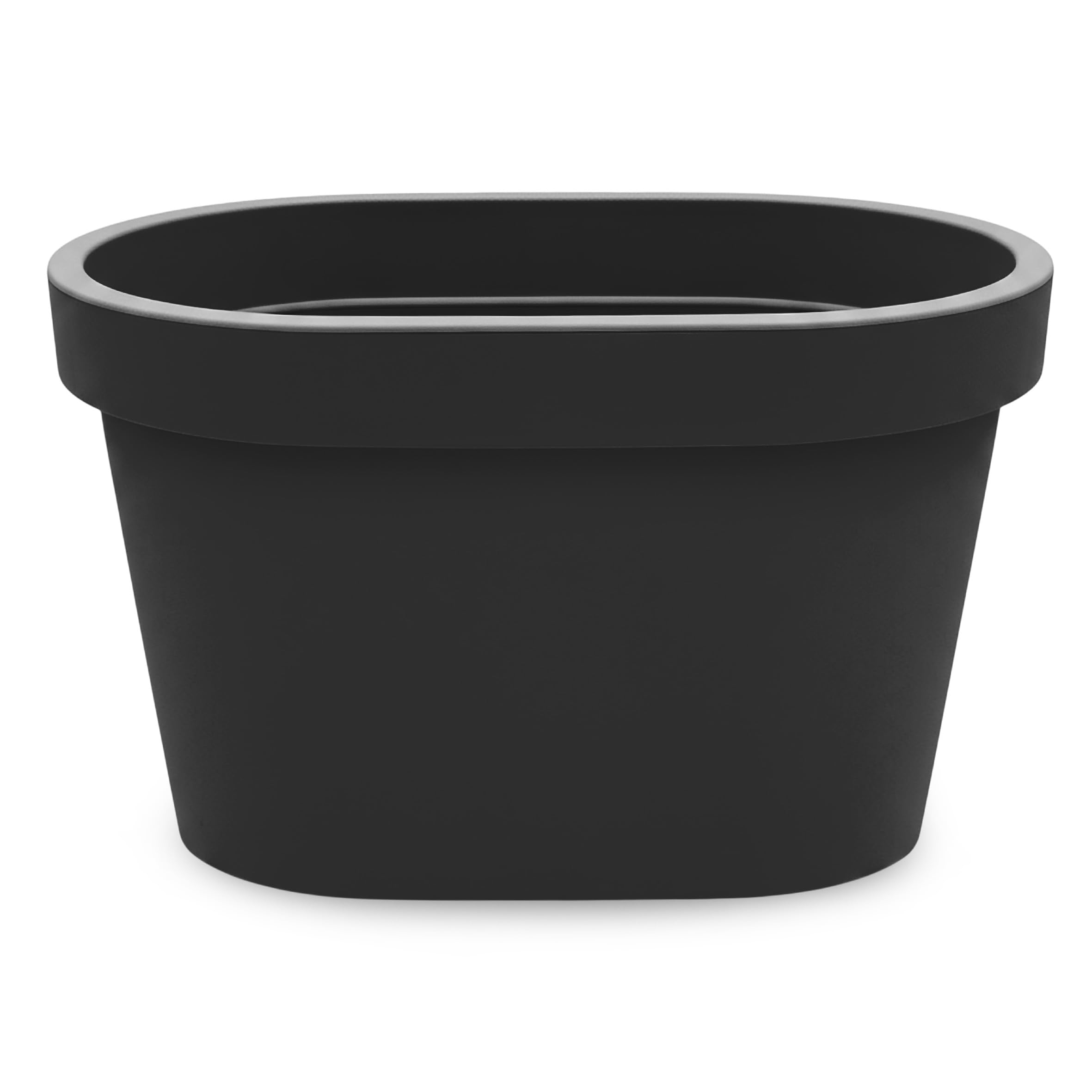 Blumentopf Balkongelnder 30cm Stimo 4X Blumentopf 30,6cm Fr Balkongelnder  Zum Einhngen  8L Rund Pflanztopf Balkontopf Gelndertopf (4er Set)
