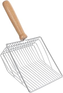 Tofficu 1Pc Pá De Areia Para Gato Oco Colher De Presente De Enfermagem Colher De Aço Inoxidável Caixa De Areia De Aço Inoxidável Colher De Areia Para Gato Pá De Areia Para Gato Pá De