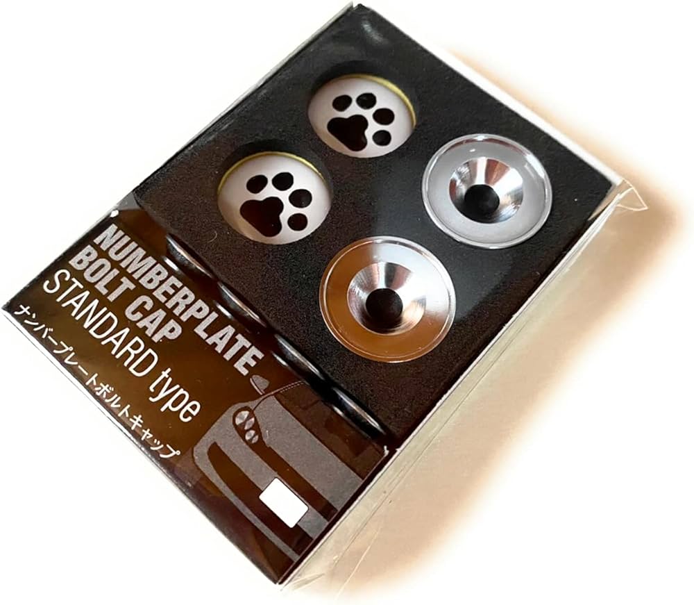 Amazon.co.jp: わんちゃん ナンバープレート ボルトキャップ
