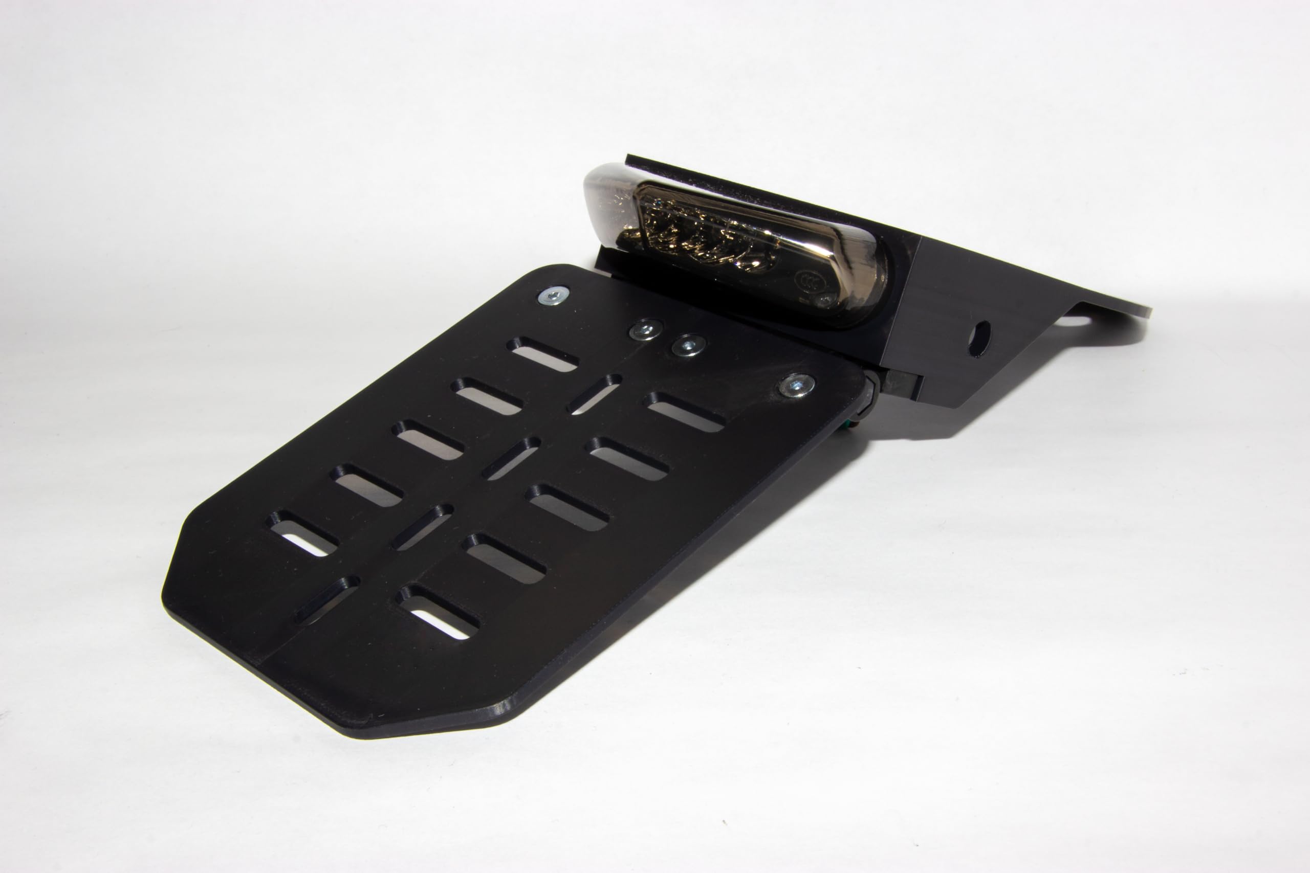 Kennzeichenhalter klappbar | Enduro/Supermoto | Universal (Schwarz)