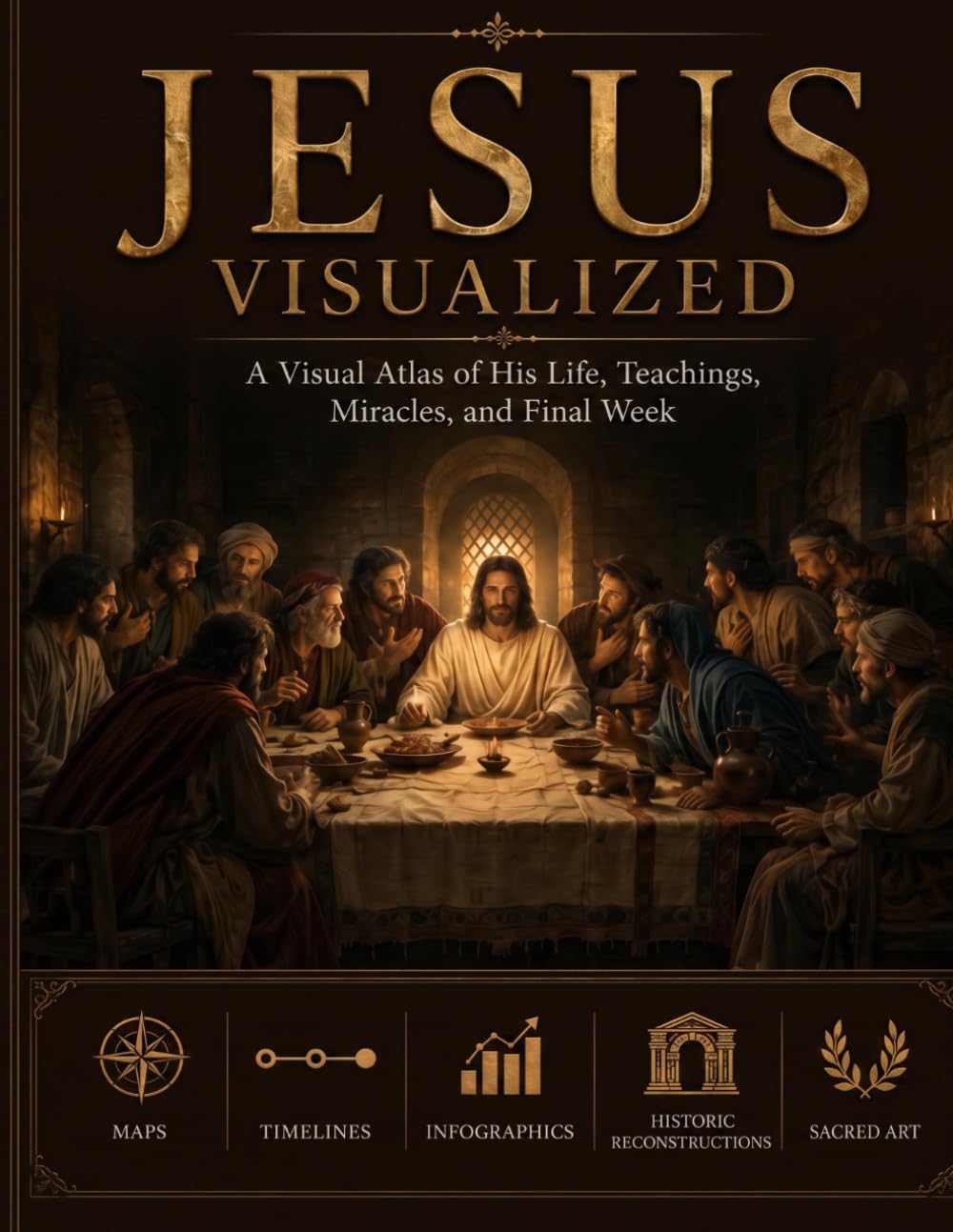 Jesus Visualised: A Visual Atlas of His Life, Teachings, Miracles, and Final Week