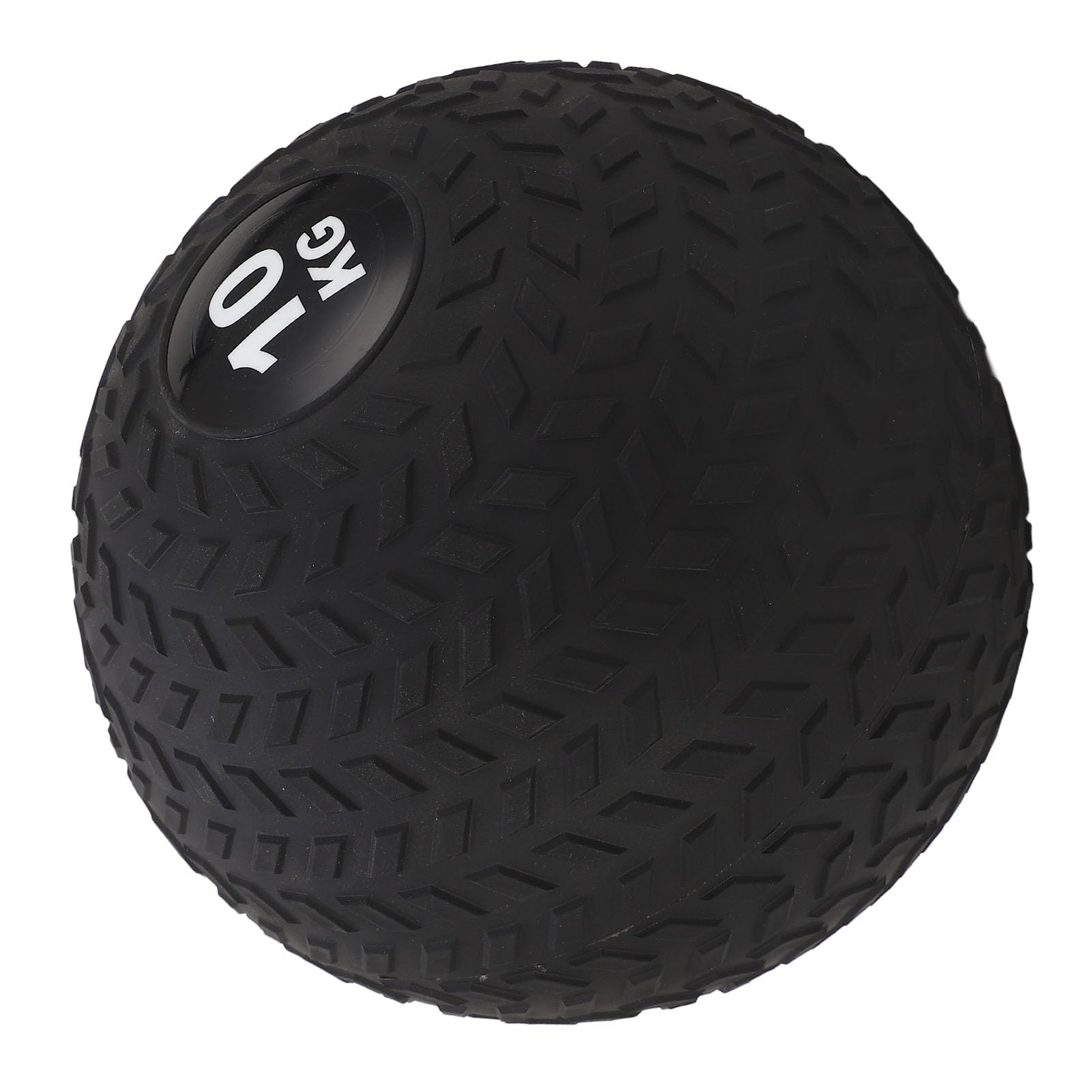 Balón Medicinal de Peso, Balón Medicinal de Ejercicio de Absorción de Impactos, Excelente Agarre, Carcasa de Goma Negra para Patio de Juegos