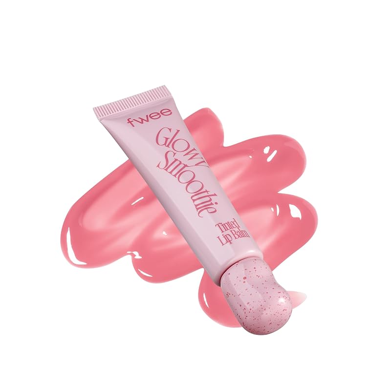 fwee Glowy Smoothie Bálsamo Labial com Cor Banana Strawberry, 9,5 g