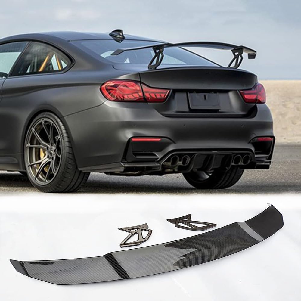 WDMNAO Car Rear Trunk Spoiler Compatible for Ford Mustang GT/Shelby/Cobra 1994-2023, ABS Rear Wing Decoration, Rear Boot Spoilers Wing Lip Anti Scratch Rear Wing Lid Exterior Tuning Accessories