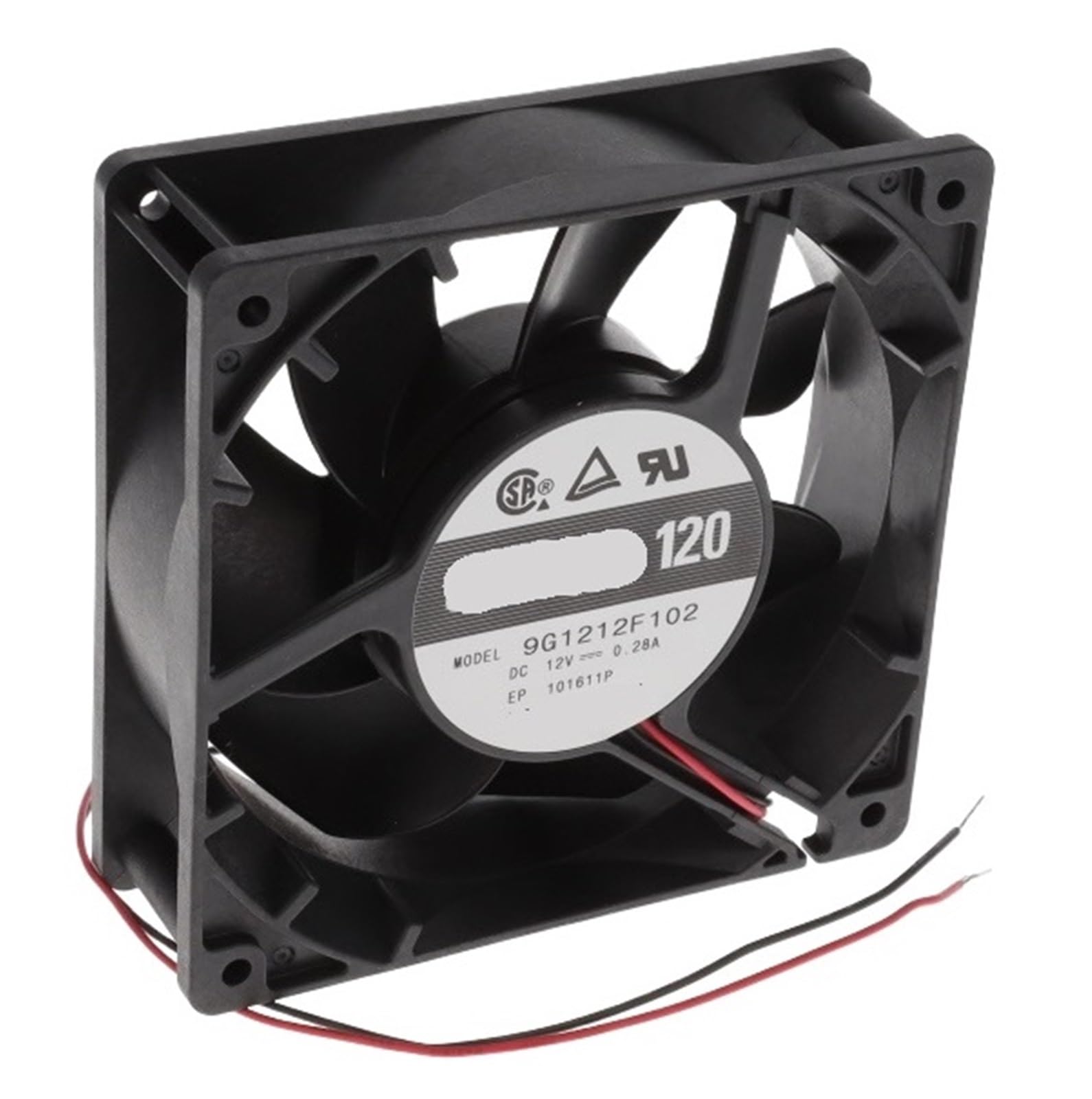 Xbnyighna One Color 9G1212f102 12Vdc Fan 119X119x38mm 3.36W 2Wire 2280Rpm