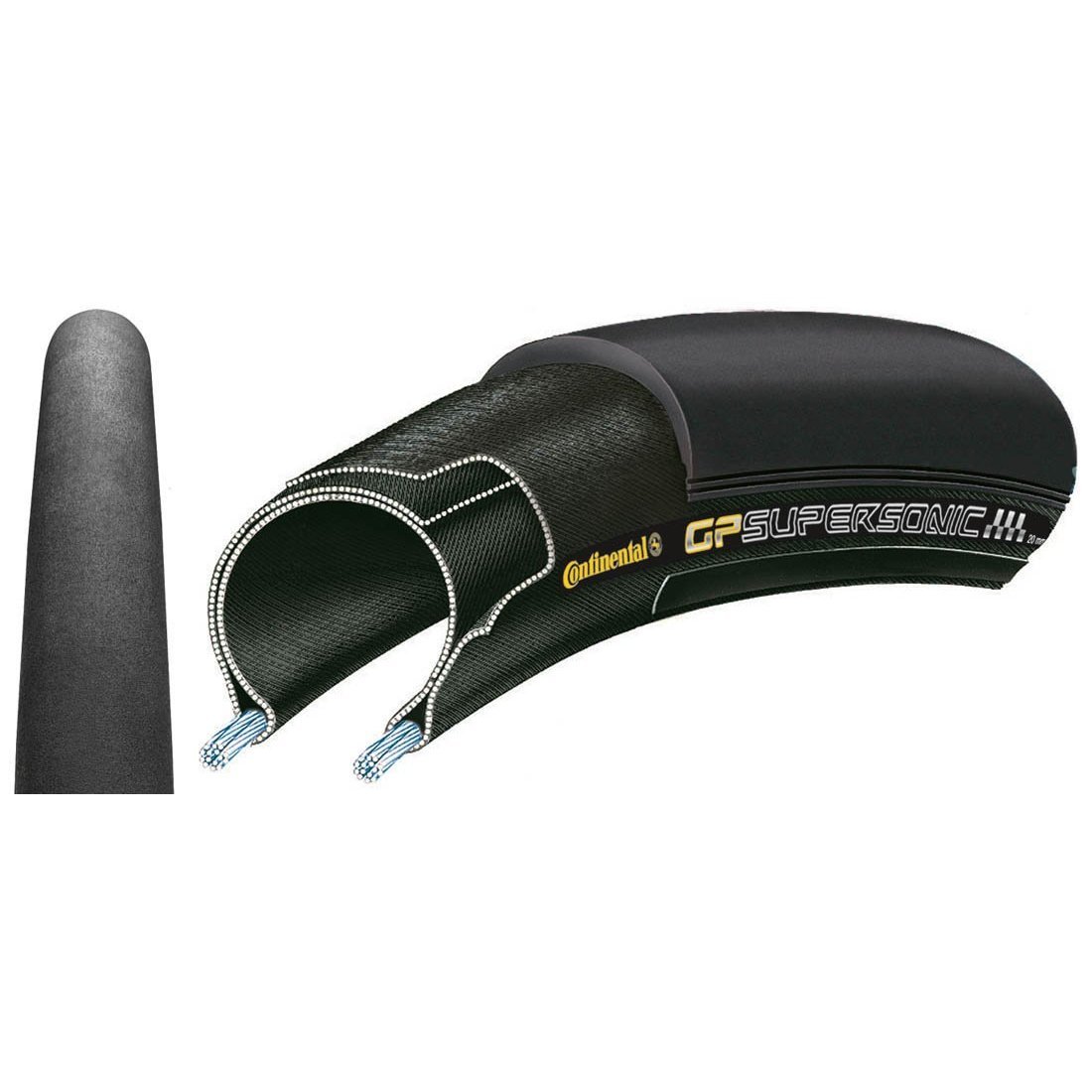 Continental, Grand Prix, 4000S 700 x 23C, Pneumatico, Colore: Nero