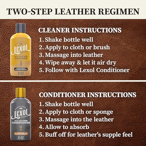 Lexol Leather Cleaner & Conditioner Kit