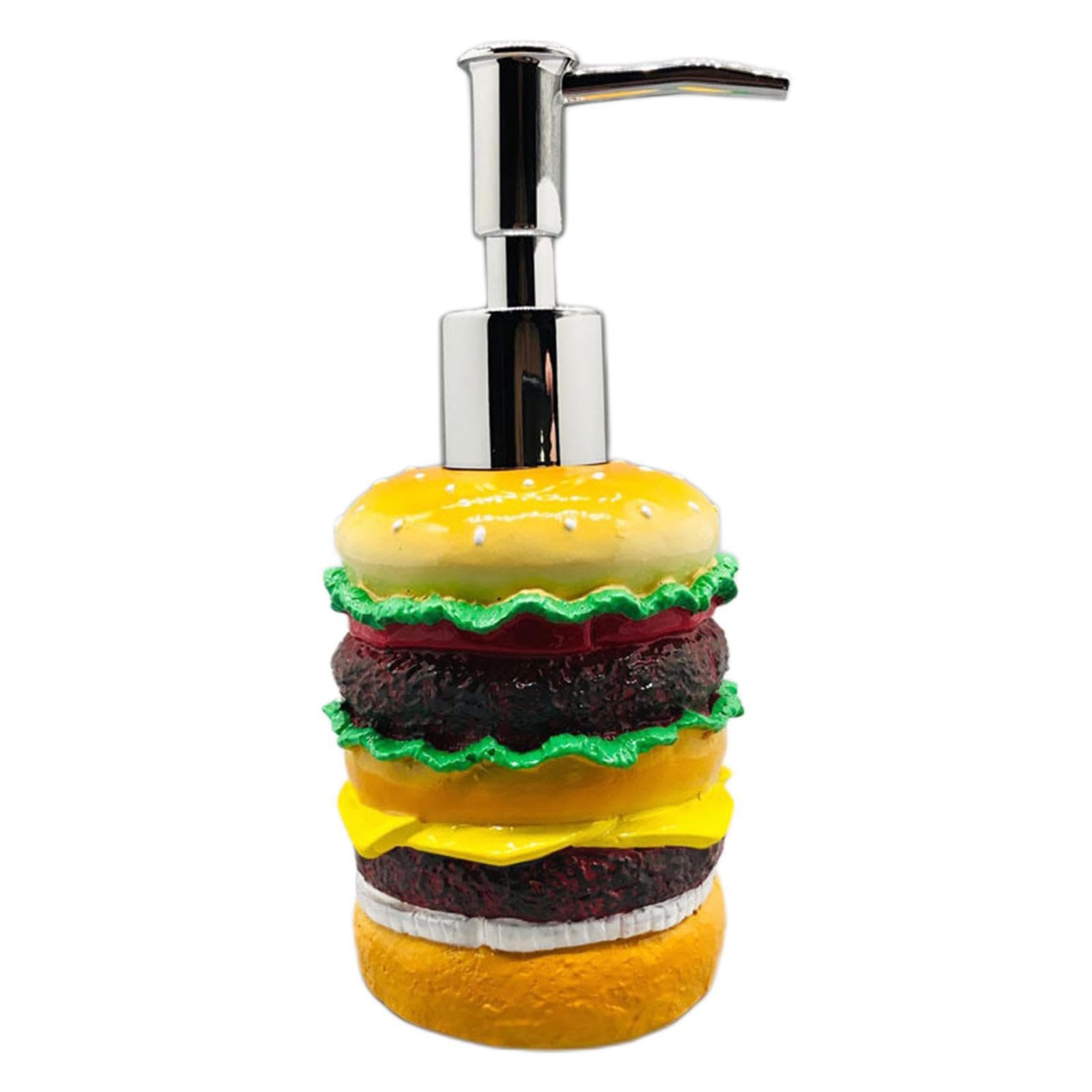 CYDZSRA Cute Donut Dessert Soap Dispenser Hand Soap Pump Bottle Liquid Functional Bathroom Accessory Look Like Stunning Piece Of Art Cute Donut Dessert Food Dispenser