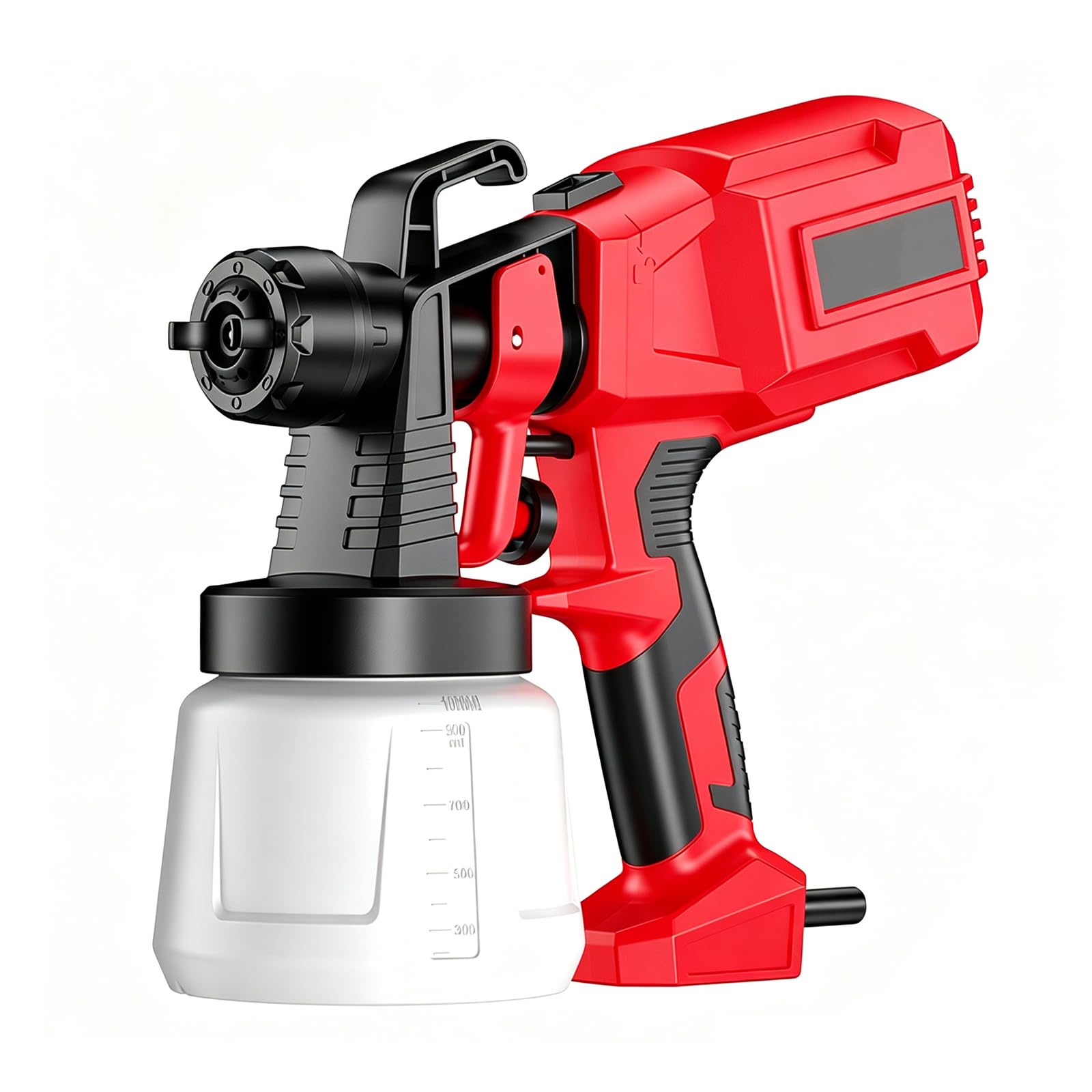 Elektryczny Pistolet Do Malowania Natryskowego Z 3 Regulowanymi Wzorami Natryskiwania, Wysoce Precyzyjna Atomizacja Mebli, ścian, Balustrad(Size:model C,Color:red)