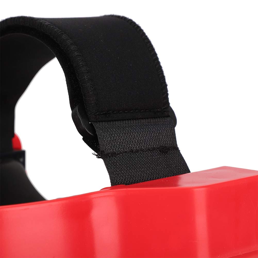 Rodilleras Deslizantes Multifuncionales que Ahorran Trabajo Almohadilla de Rodillas para Carpintería con Rueda Universal, con Rueda Universal Ajustable, para Uso en Interiores Y Exteriores(rojo)