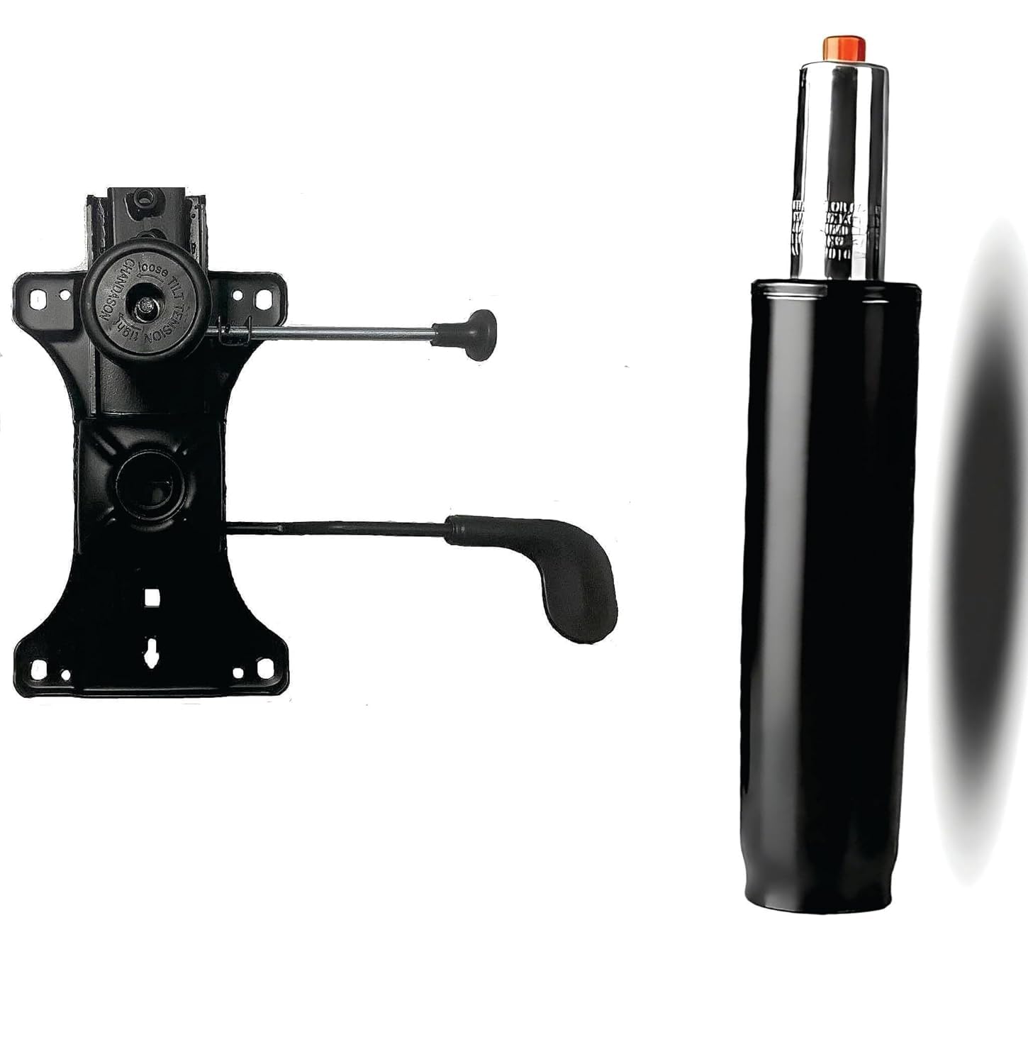 Office Chair Spare Parts Heavy Duty Gas Lift Hydraulic & Push Back Plate (b)