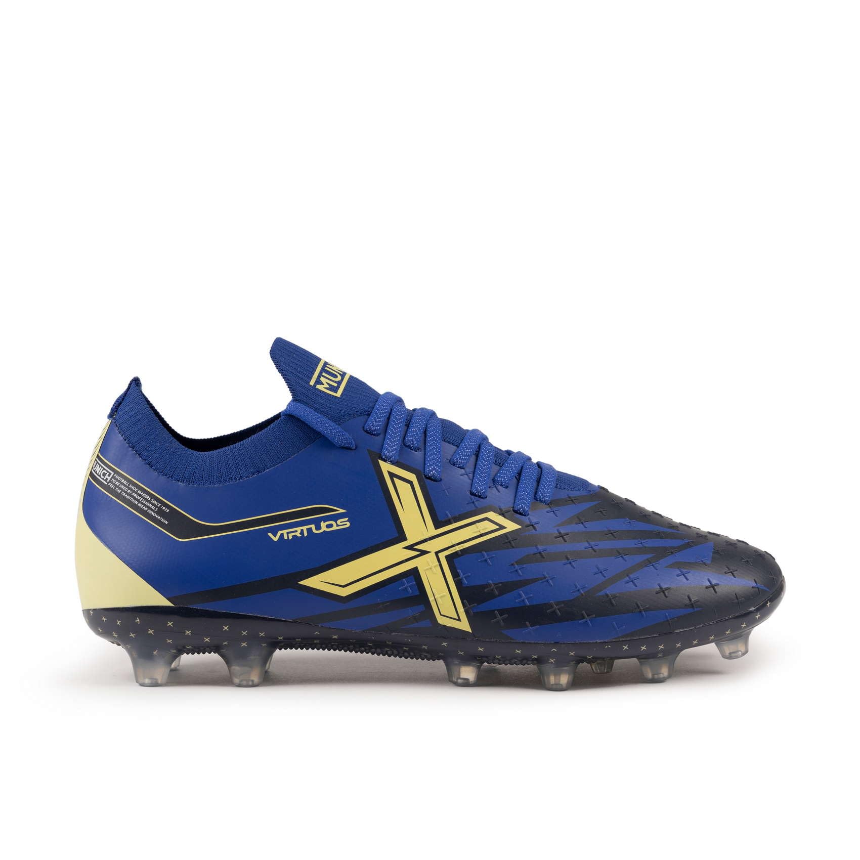 Munich Men's Virtuos Ag23 06 Sneaker, Blue, 8.5 UK