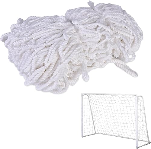 Reemplazo de red de portería de fútbol profesional, red de fútbol de poliéster de polietileno, redes de fútbol de repuesto para portería de fútbol