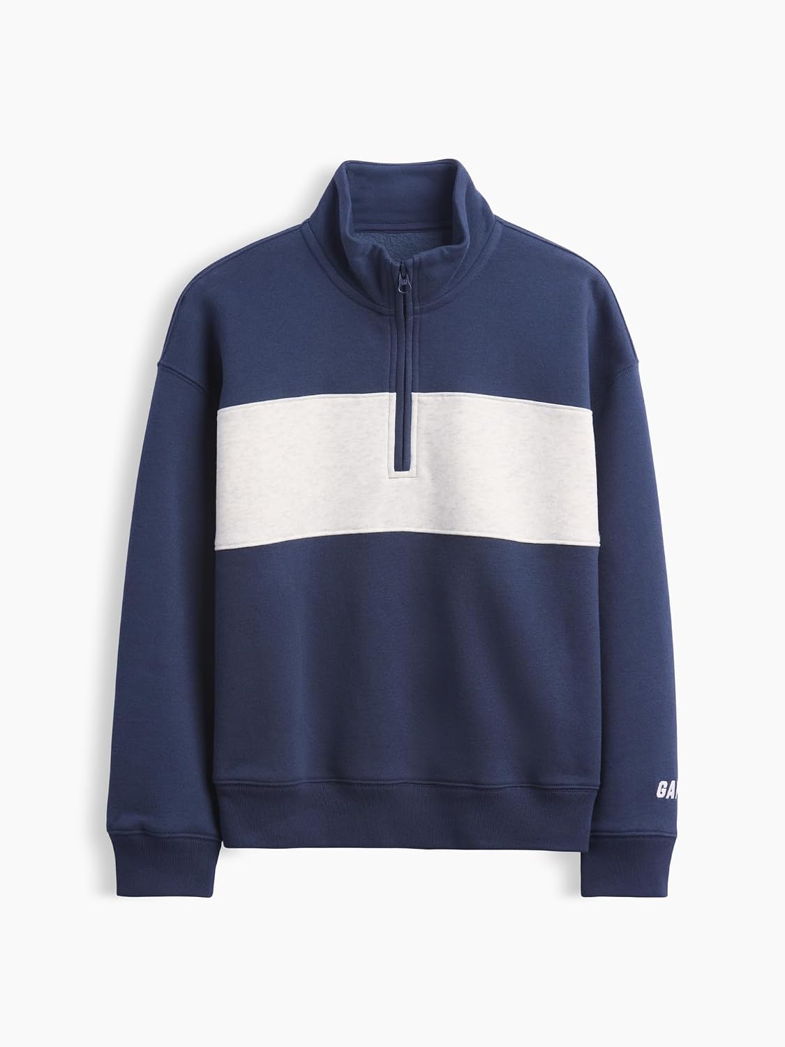 GAP Boys' Quarter Zip Fleece Pullover