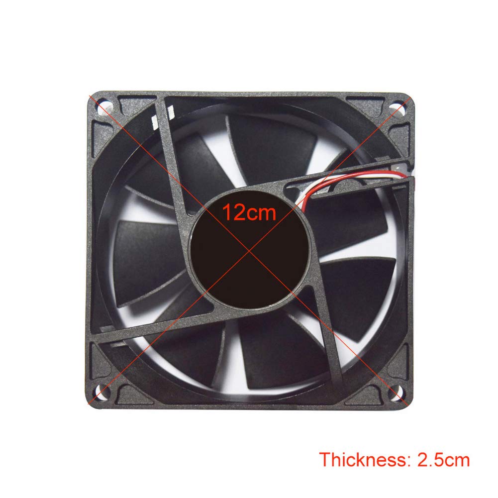 Ventola di raffreddamento per computer, 12 cm, 1200 giri/min, 5 V, USB, per PC e computer